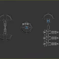 Modern fighter sci-fighter sci-fighter space fighter 3d model