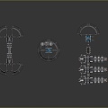 Modern fighter sci-fi fighter sci-fi fighter space fighter 3d model