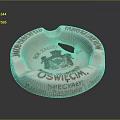 Majster Basiowski Decorative Ashtray Ornament From Oswiecim With Unique Design