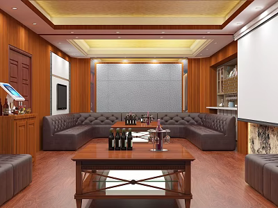 New Chinese KTV Villa Club 3d model New Chinese KTV Villa Club 3d model