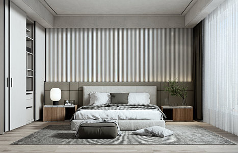 Modern Bedroom 3d model