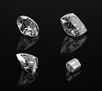 Modern Diamonds 3d model