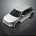 White Modern SUV with Sleek Exterior Design and Black Alloy Wheels
