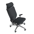 Ergonomic Office Chair With High Backrest Mesh Material And Swivel Base 3d model
