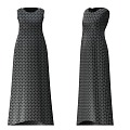 dress Sleeveless dress Women's Dress Evening Dress Dress Black dress Clothes dress dress Sleeveless dress Women's Dress 3d model