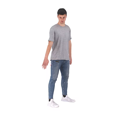 modern man 3d model