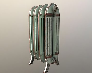 Modern Radiator Modern Realistic Electrical Appliances Radiator 3d model