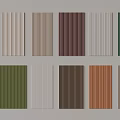 Various Colored Wall Panels With Different Textures And Modern Design Styles