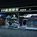 Virtual Reality Amusement Park Interactive Experience With Modern Tech Rides