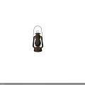 Vintage Old Fashioned Kerosene Lamps With Brass Frame Glass Shade And Handle