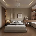 Light Luxury Dining Living Room Interior With Open Layout Sofa Dining Table And Pendant Lamp