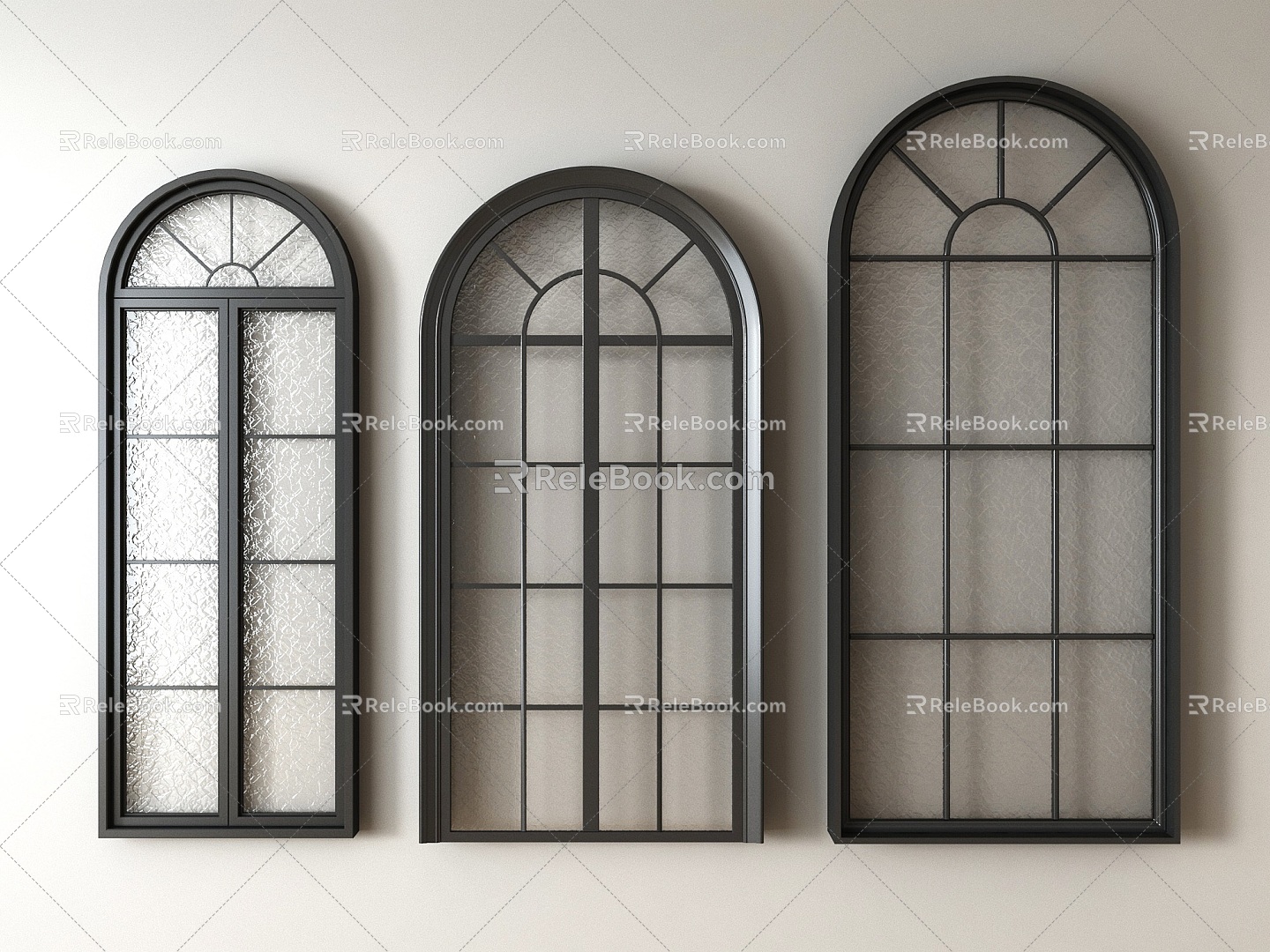 French windows retro windows casement windows windows glass windows doors and windows 3d model