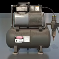 Heavy Duty Industrial Air Compressor with Steel Tank Pressure Gauge and Safety Valve