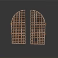 White Double Mesh Arch Shaped Storage Shelf Organizer for Home Living Use