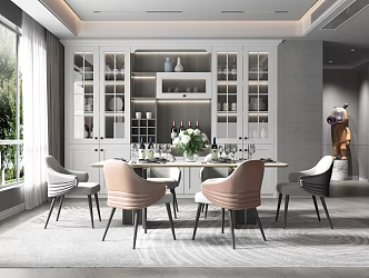 Modern Restaurant 3d model