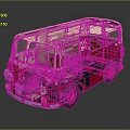 Hyundai Bus Large Bus CMB Medium Van 3d model