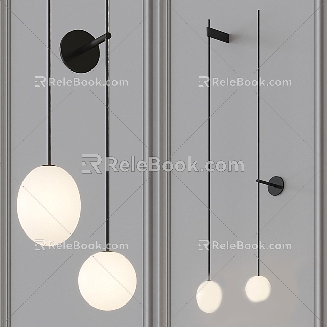 lamp lighting lamp decorative lamp wall lamp 3d model