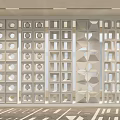 Cement component partition 3d model