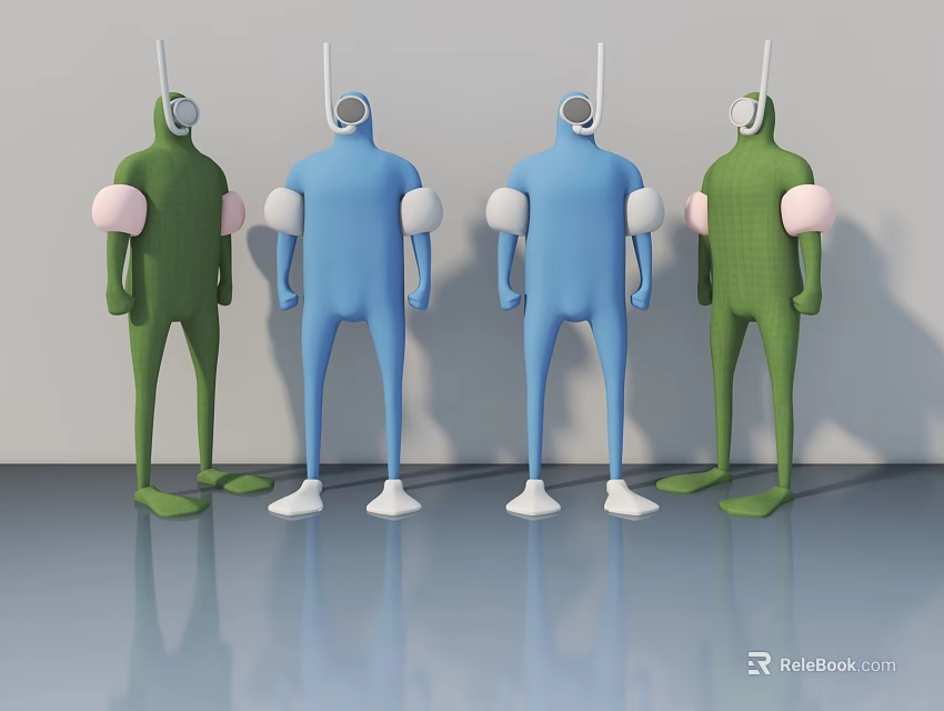 Modern Hinged Door Design With Stylish Look For Home Interior Use 3d model