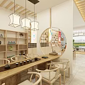 Jinda Fu Pu'er Tea Specialty Store With Glass Storefront And Display Windows