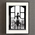 Elegant Ballerina Portrait Standing By Window With Graceful Pose And Natural Light