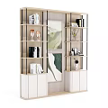Open Bookcase Display Rack Storage Rack 3d model