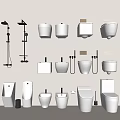 Modern Bathroom Toilets Collection Including Wall Mounted Floor Standing And Urinal Fixtures