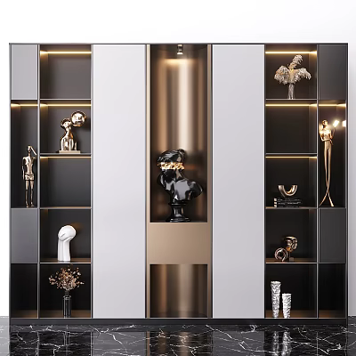 Light Luxury Decorative Cabinet Cabinet Decoration