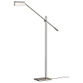 Contemporary Metal Floor Lamp Featuring Adjustable Arm And Slim Stand Design 3d model