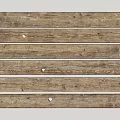 Stone and Wood Planks with Natural Texture Arranged Neatly in Light Brown Tones