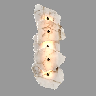 Nordic simple wall lamp 3d model