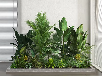 Modern Plant Heap 3d model