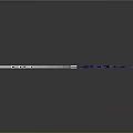 Purple Sword With Intricate Patterns On Gray Gradient Background And Reflective Surface