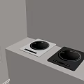 induction cooker 3d model