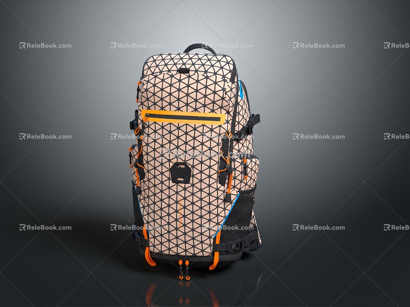 Camping backpack travel bag travel backpack backpack camping bag mountaineering bag hiking backpack travel bag 3d model