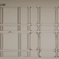 Gypsum Line Decorative Patterns For Interior Design With Various Styles And Details 3d model