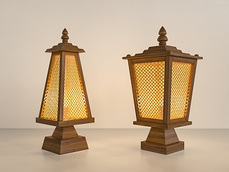 Table lamp 3d model