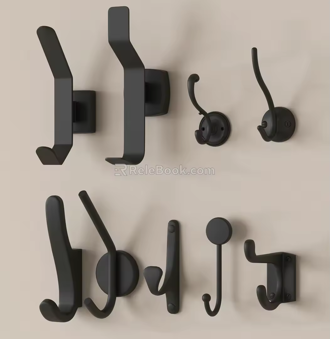 Hook clothes hook 3d model