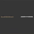 Model Train Tracks With Wooden Ties And Gravel Roadbed Miniature Layout