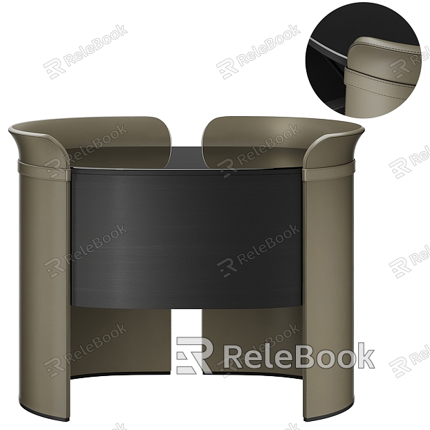 Light Luxury Bedside Table model