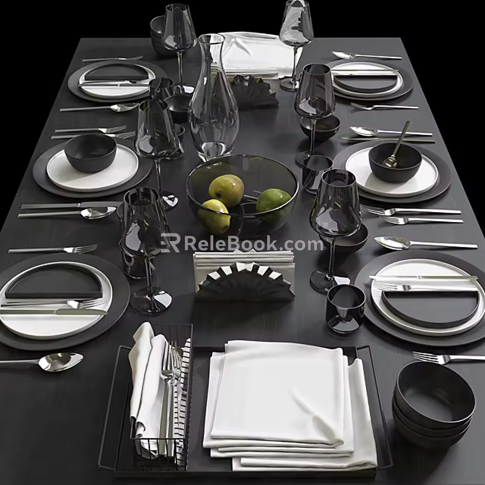 Tableware 3d model