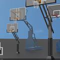 Various Basketball Hoop Styles Quality Sports Equipment for Training and Games