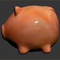 Piggy piggy bank piggy bank pig piggy bank porcelain piggy bank porcelain 3d model