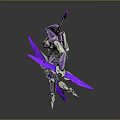 Mech warrior machine battle armor mechanical battle armor machine warrior battle robot game robot 3d model