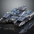 Advanced Military Tank With Modern Armored Design Turret And Track Equipment