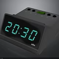Smlig Black Digital Clock Electronic Device With Clear LED Time