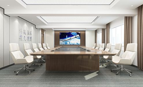 Modern Conference Room 3d model