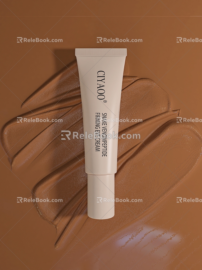 face cream liquid foundation sunscreen cosmetics model