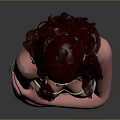 Game Movie Female Character With Long Brown Braided Hair And Golden Headpiece In White Dress