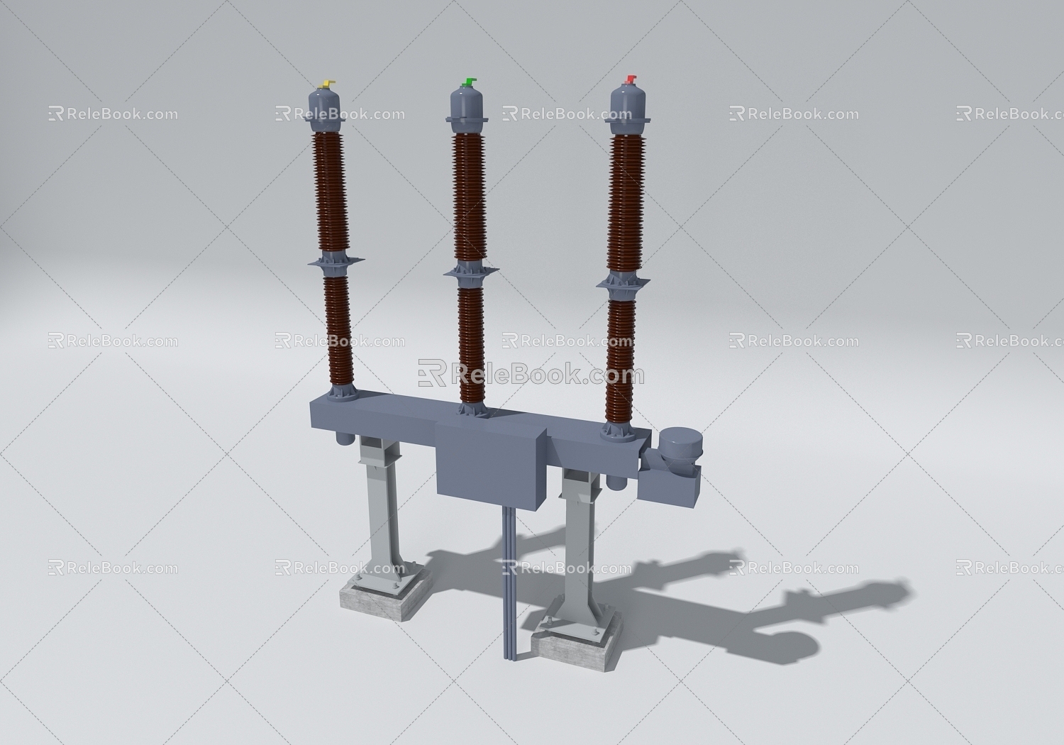 Substation equipment kV35 CB B 3d model